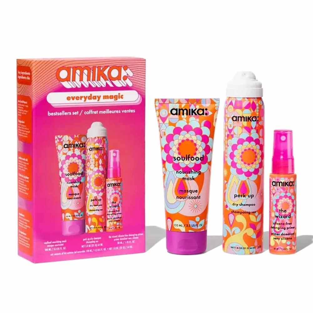 Amika Haircare Everyday Magic Bestsellers Gift Set Holiday Kit